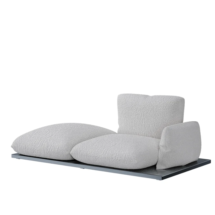 Aura armchair with a modern cushion shape - Image 10