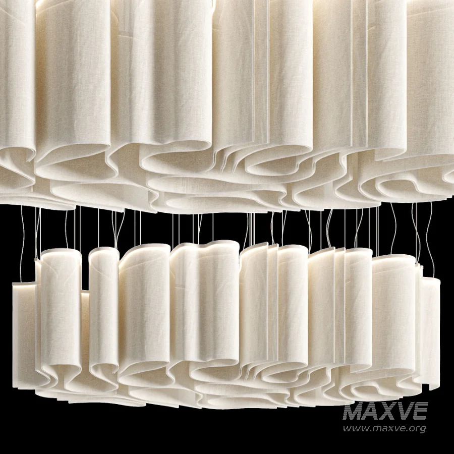 Люстра Волнение Fabric Chandelier 2 - Image 4