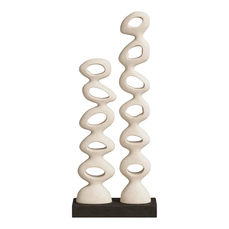 Abstract Decorative Floor Sculpture - Image 1