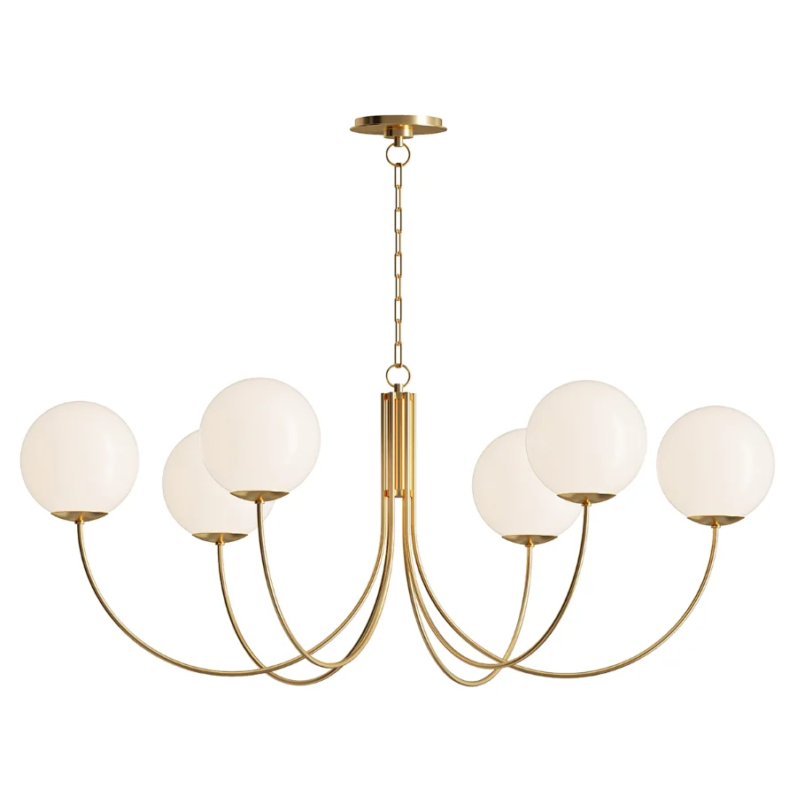 Kate Spade Noemie Linen Chandelier - Image 1