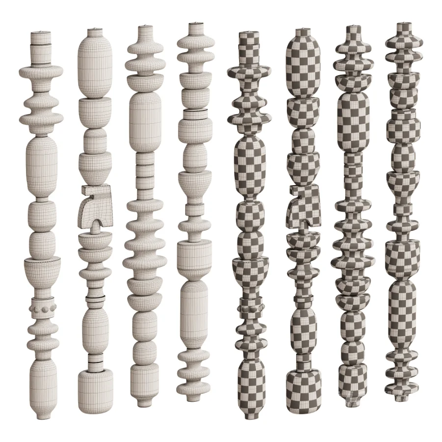 Abstract Sculptural Columns - Image 7