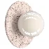 Handmade Ceramic Round Wall Sconce - Thumbnail 2