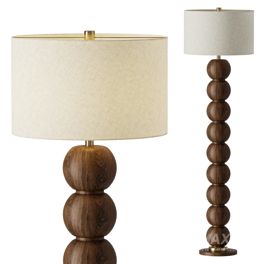 Surya Algarve Linen Floor Lamp - Image 2