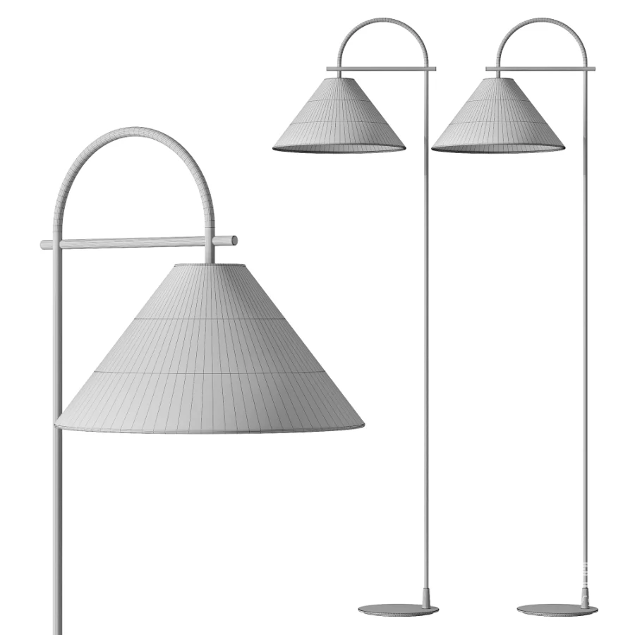 Arlo Floor Lamp by Heathfield - Image 3