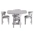 Granite Chair and Melvar Table - Thumbnail 7