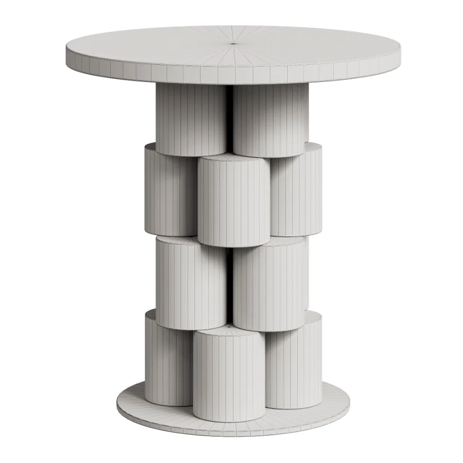 Kari Side Table Teak d45 - Image 4