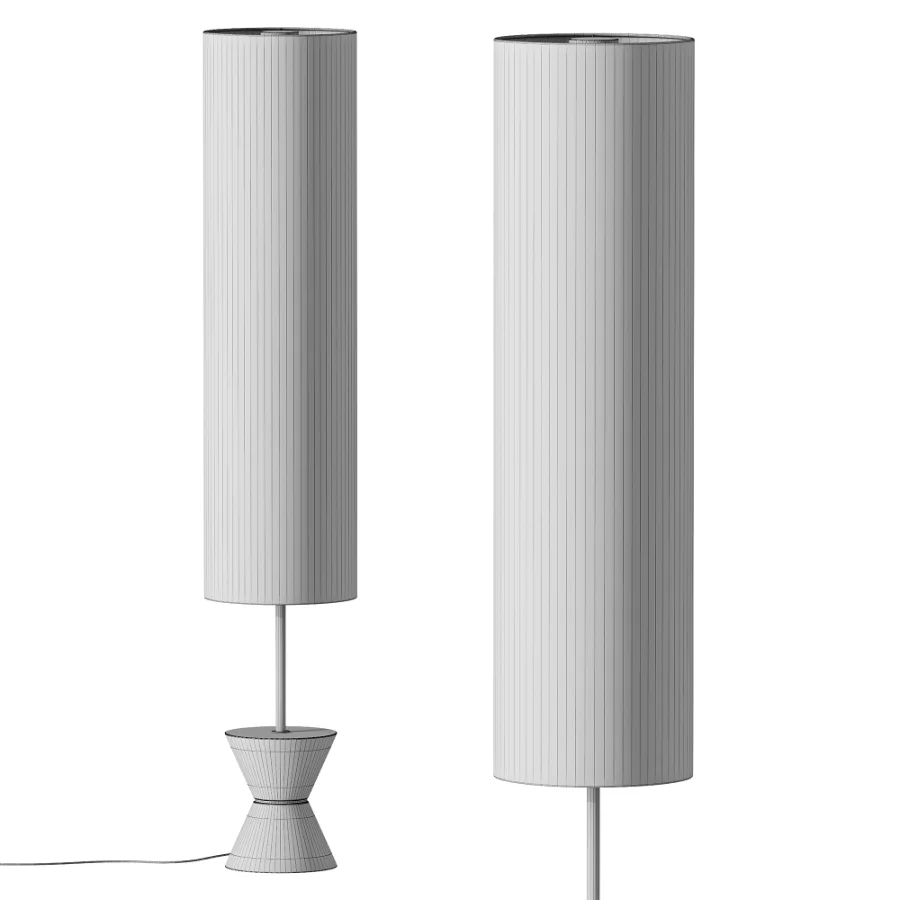 Costello Walnut Floor Lamp - Image 3