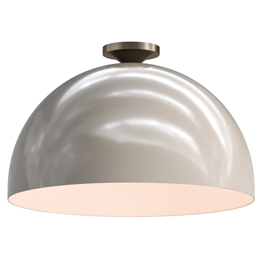 Sculptural Metal Flush Mount - Image 3