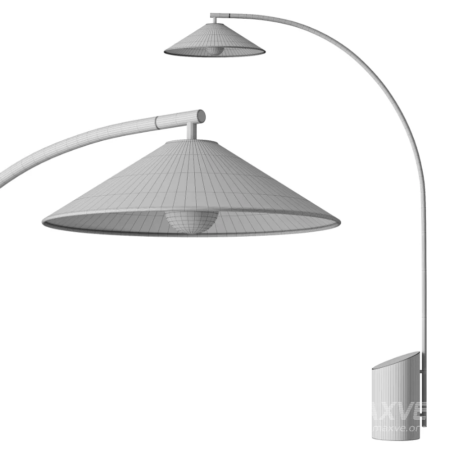 West Elm Kern Marble Floor Lamp - Image 3