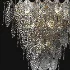 Eichholtz Verbier Brass Smoke Glass Chandelier - Thumbnail 5