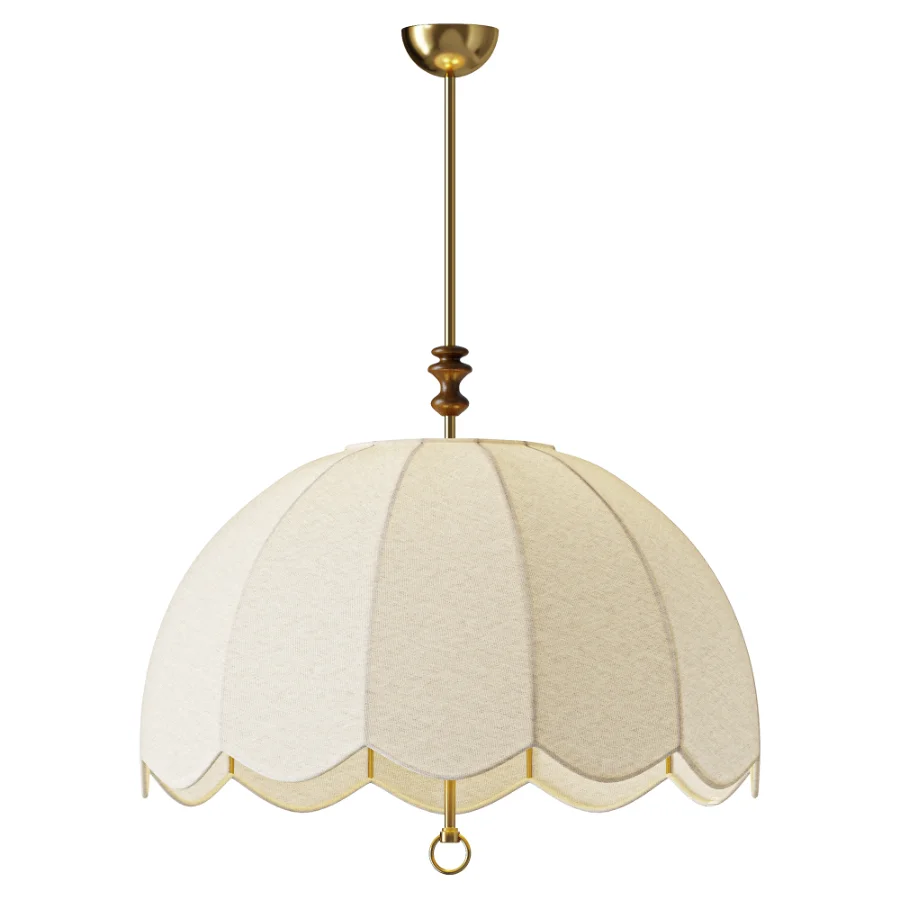 Ivory Bloom Pendant Light - Image 1