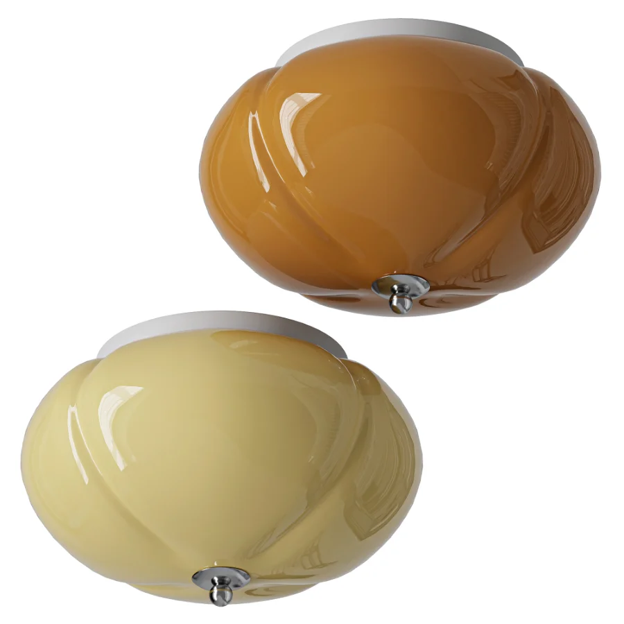 Retro LED Glass Tip Ceiling Light - Image 1