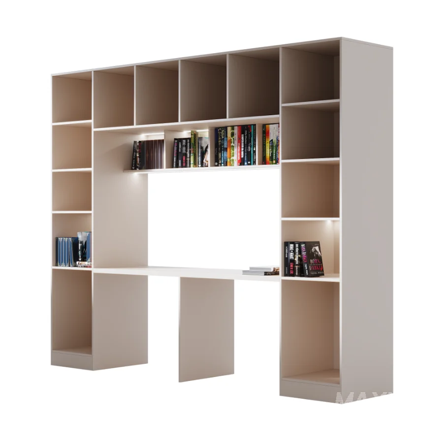 Modern style writing desk and books - Image 2