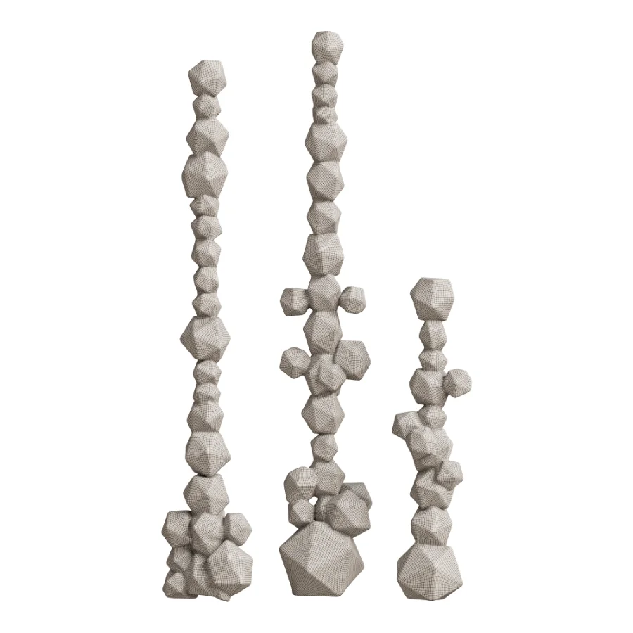 Floor Decorative Geometric Sculpture Set - Image 5