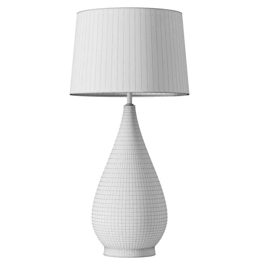 Glass Teardrop Table Lamp - Image 2