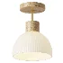 Nordic Glass Semi Flush Ceiling Light 1 Light - Thumbnail 1