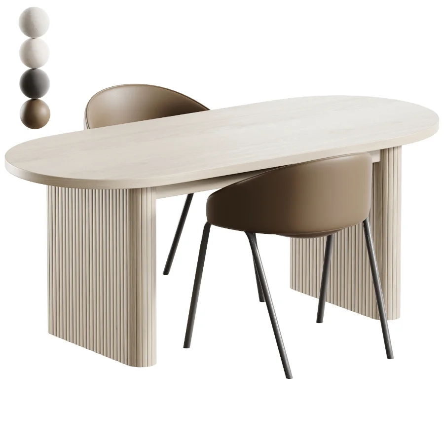 Dining set 034 - Image 4