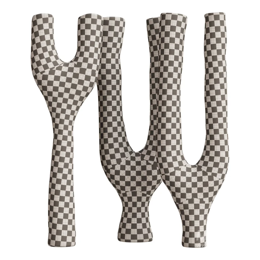 Organic Y-Shape Decorative Objects 05 - Image 5