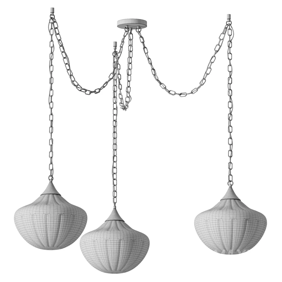 Reva 3 Light Swag Chandelier - Image 3