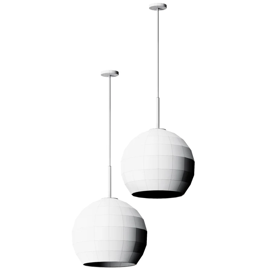 Ball Glass Brass pendant lamp FRANDSEN - Image 5