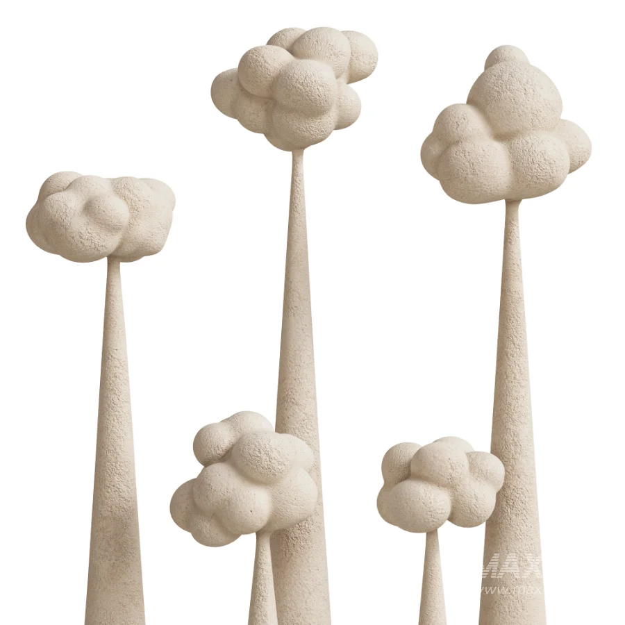 Decorative sculpture Cactus Clouds - Image 4