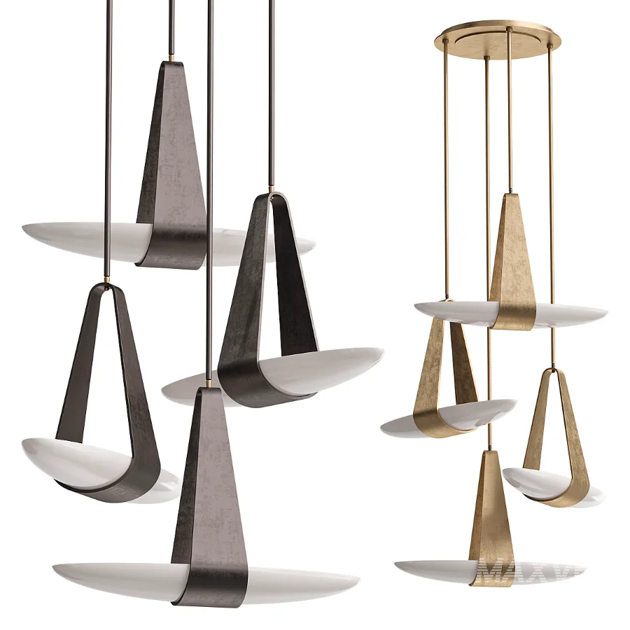 Sophia Chandelier by Hilliard 4 shapes - Image 4