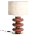 Adon Table Lamp Terracota Metal Matt Brass - Thumbnail 3