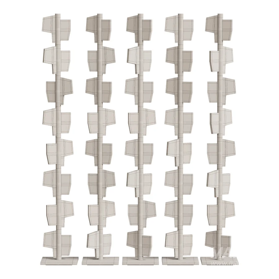 Ethnicraft Plaster Claustra Echo Screen by Trithouse - Image 7