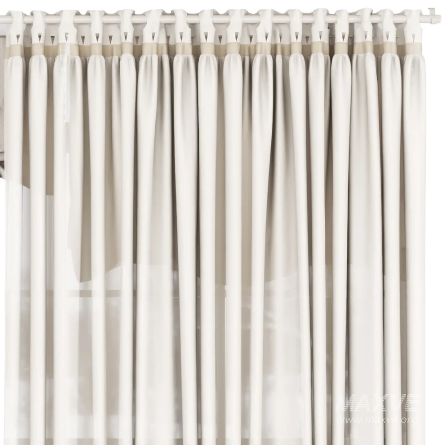 Silk and Cotton Curtai Set 119 - Image 3