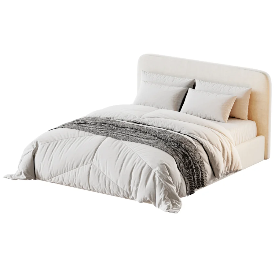 Elaria Upholstered Platform Bed - Image 3