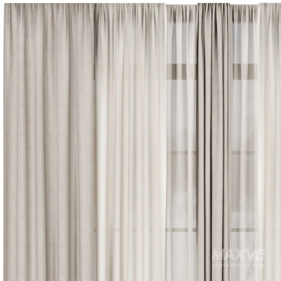 Silk and Cotton Curtain Set 116 - Image 2