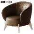 Tilar Velvet Sand Chair - Thumbnail 5