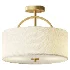 Ralston Linen Semi Flush Mount - Thumbnail 1
