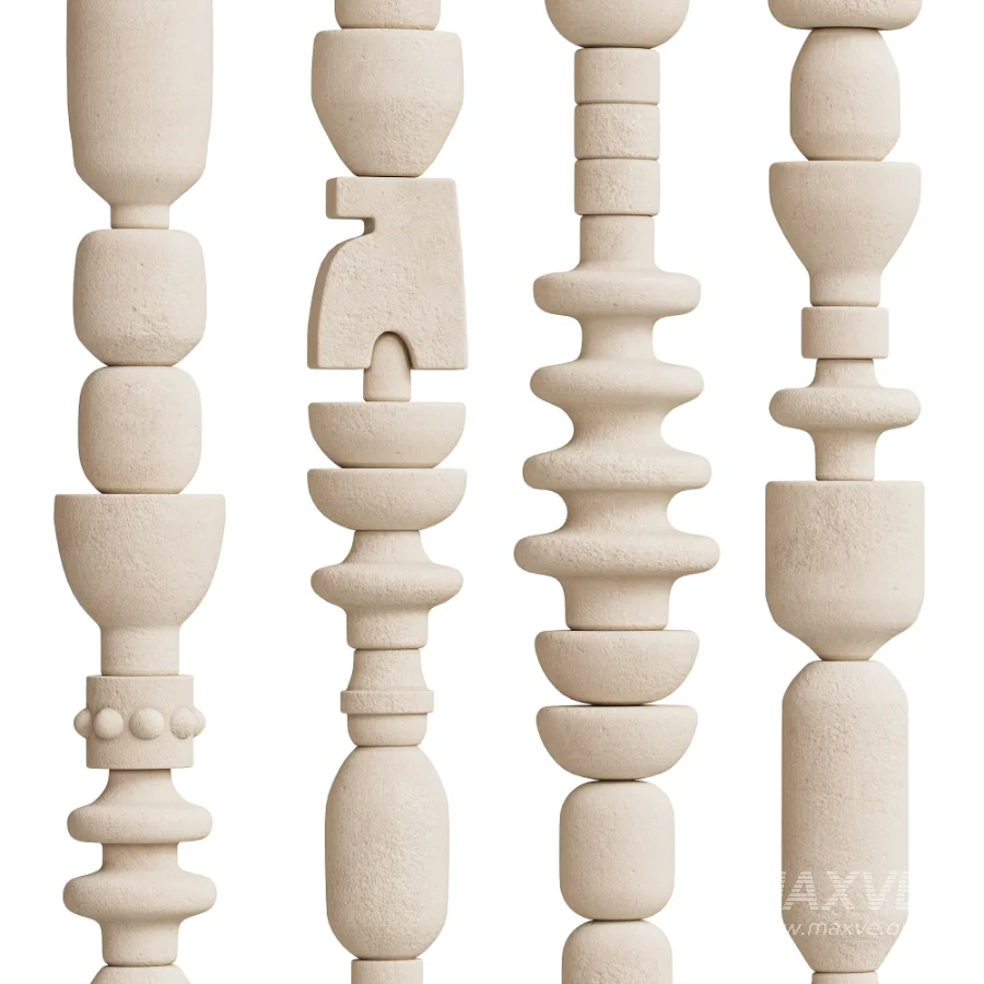 Abstract Sculptural Columns - Image 5