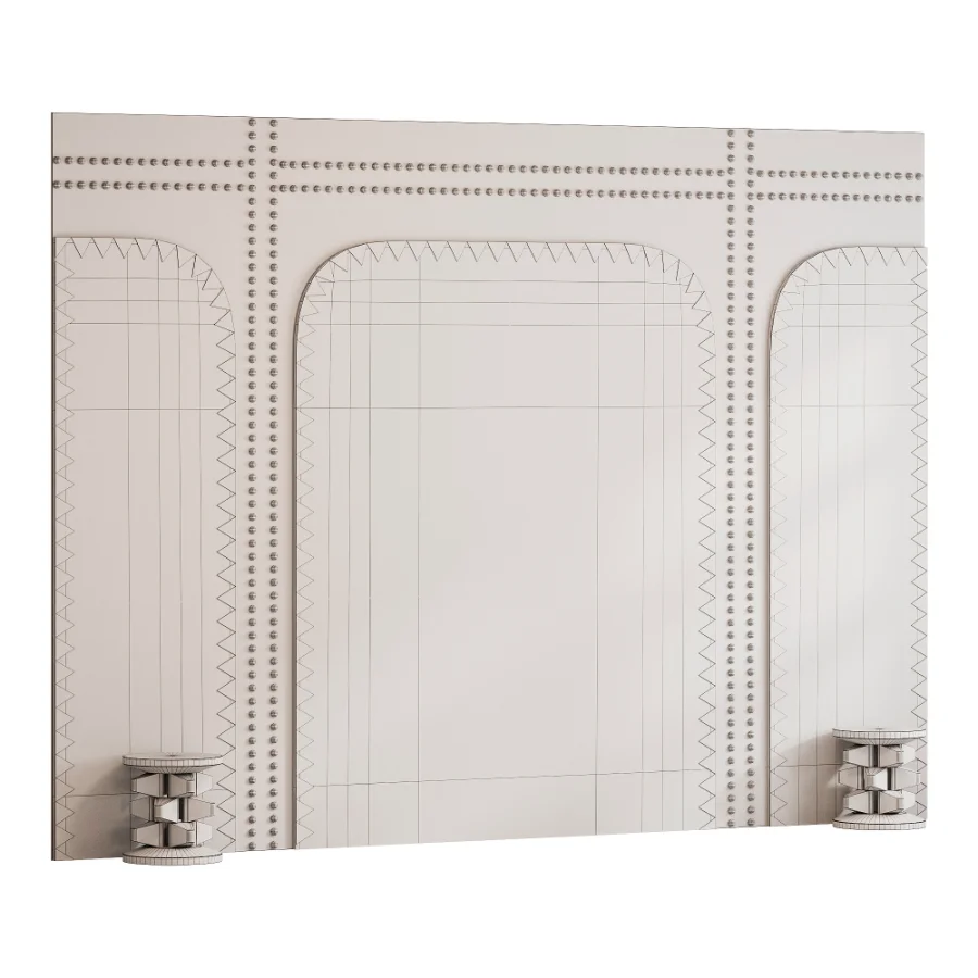 Upholstered Wooden Headboard - Image 4