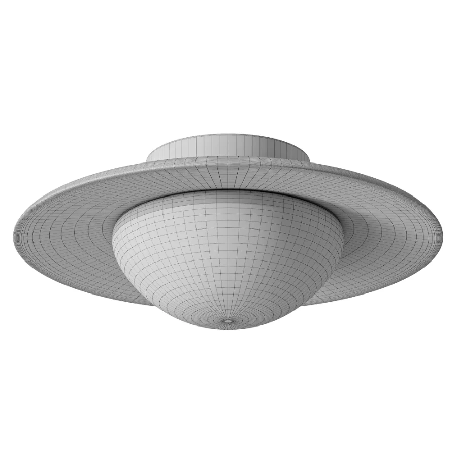 Roamandic Nordic Round Travertine Ceiling Light - Image 3