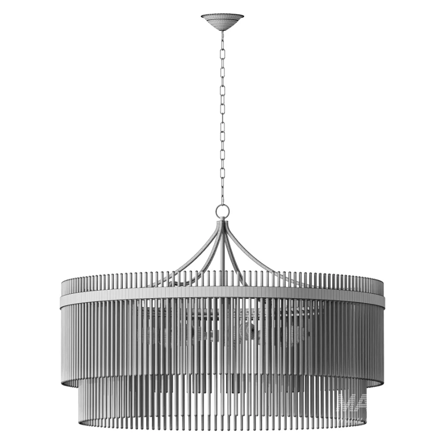 FareDecor Blaine 7 Light Glass Pendant Light - Image 3