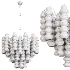 Murano Chandelier Curva Rosa 36 Tubes - Thumbnail 7