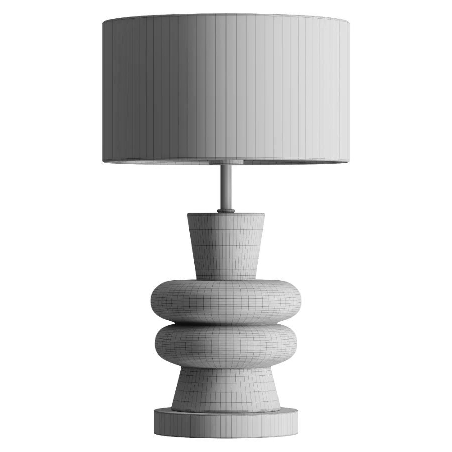 Sculptural Black Table Lamp - Image 3