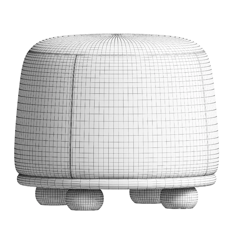 Rajah Round Ottoman - Image 1