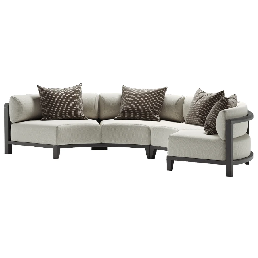 Tamarindo Curved Sofa - Image 4