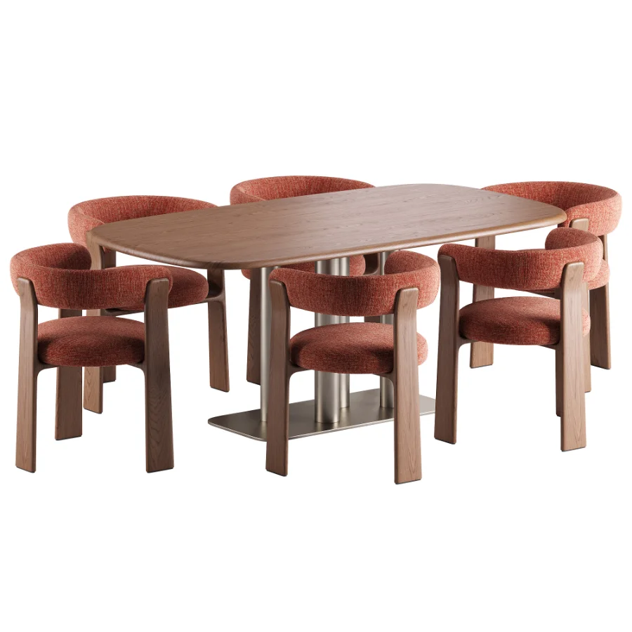 Granite 3 Legged Chair and Melvar Table - Image 6