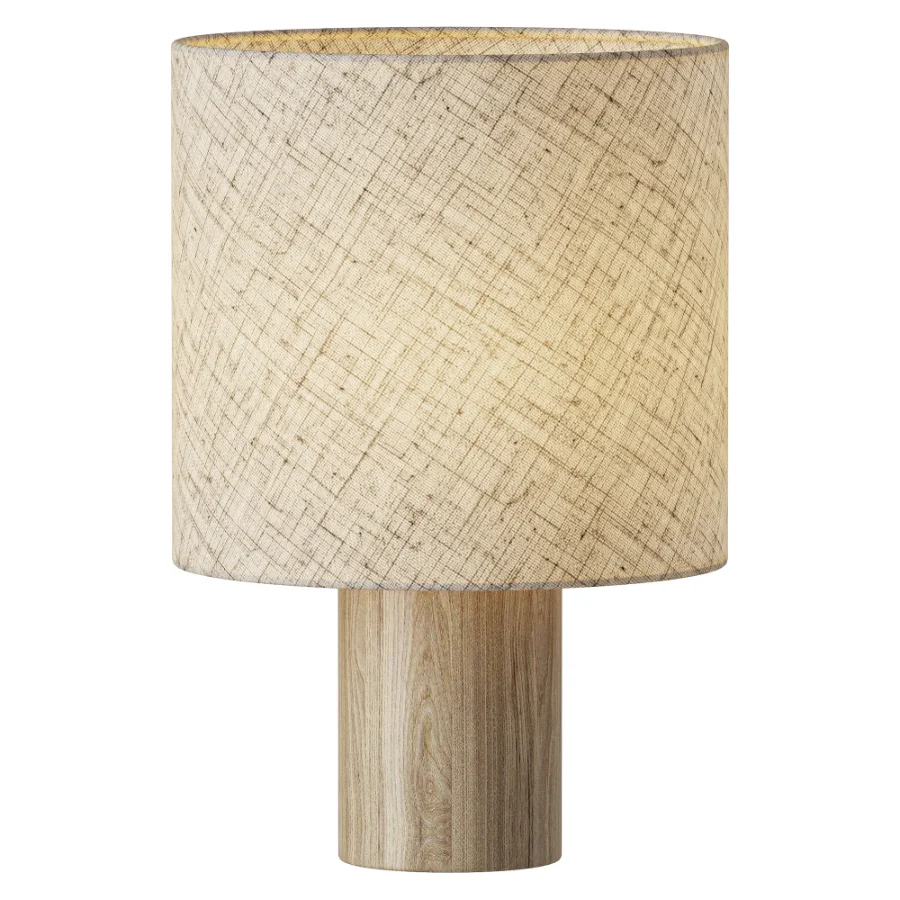 Linemora Simple Wooden Base Table Lamp - Image 1
