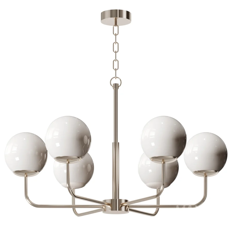 Alabaster Maytoni Erich Brass Chandelier - Image 2