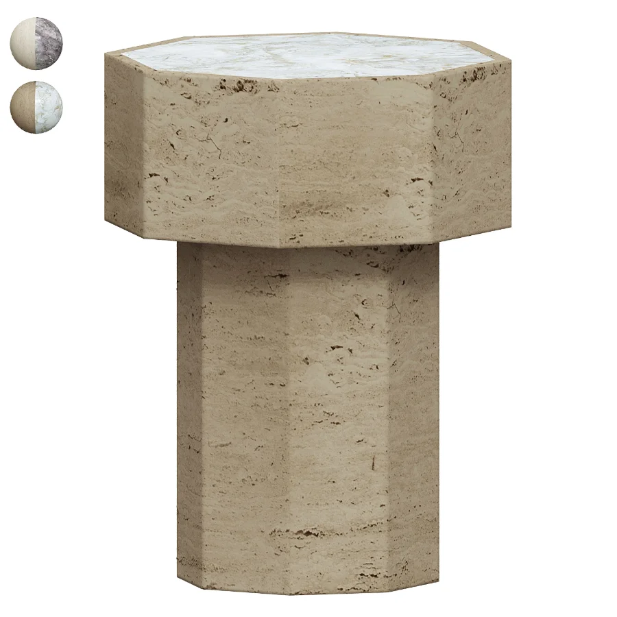 Red Onyx Gisele Side Table by Studio Gaia Paris - Image 3