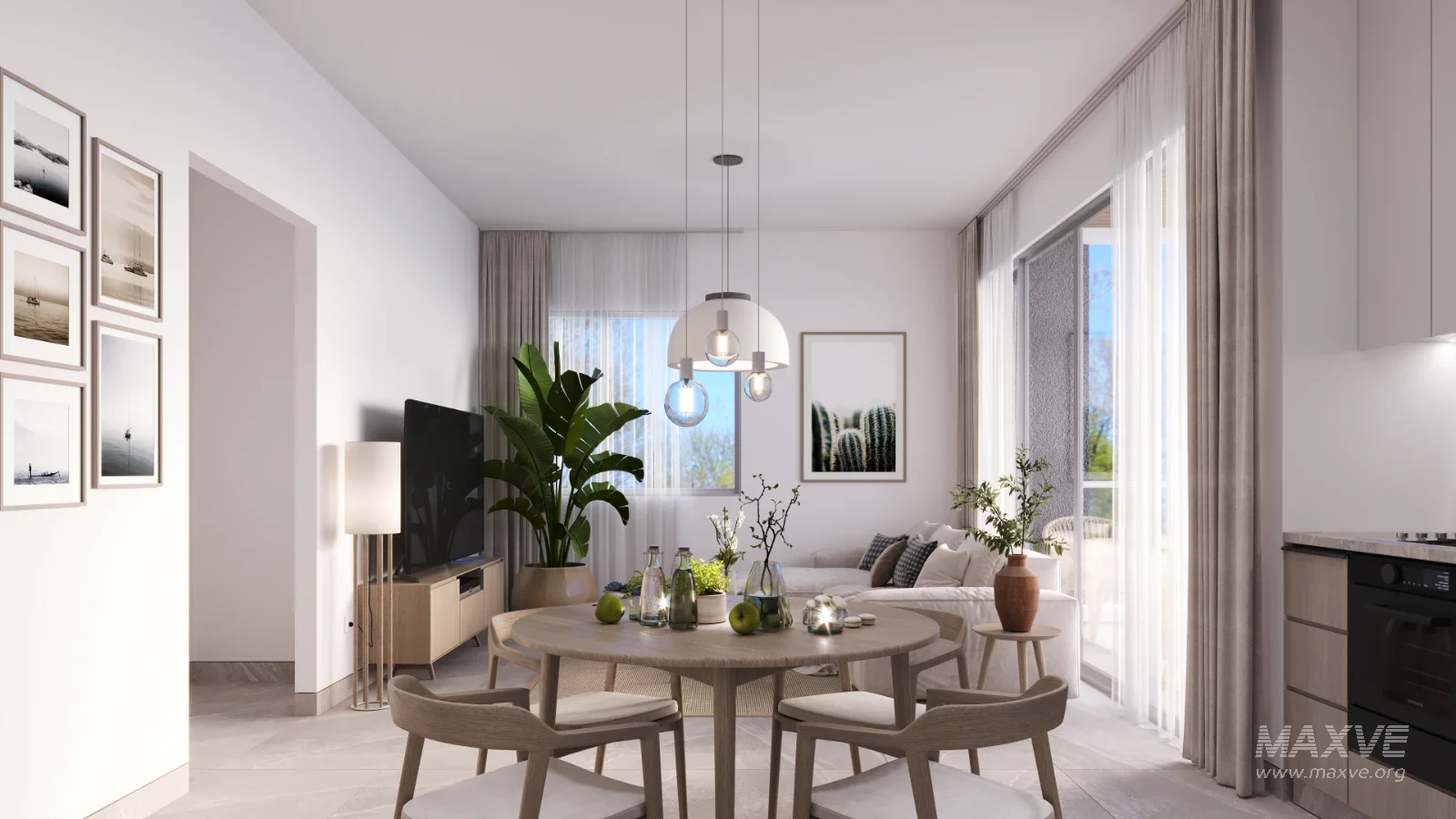 Modern Japandi living room - Image 1