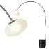 Caleb Marble Floor Lamp in Silver - Thumbnail 1