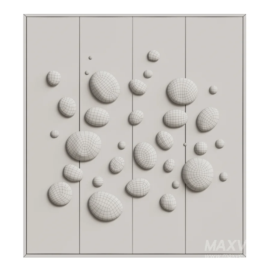 Chrome Bubble Wall Decor 06 - Image 5