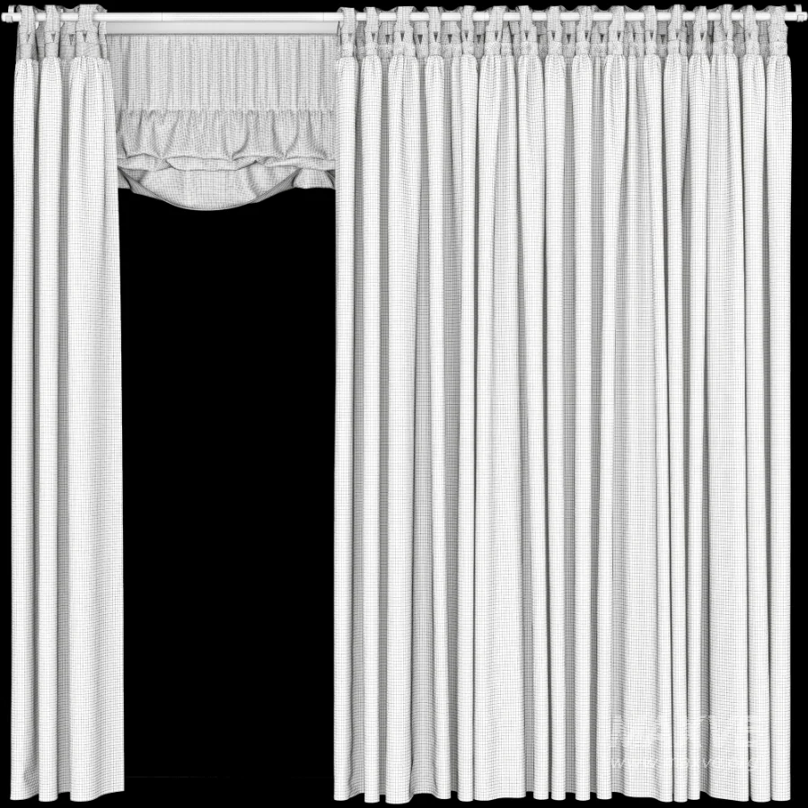 Silk and Cotton Curtai Set 119 - Image 5