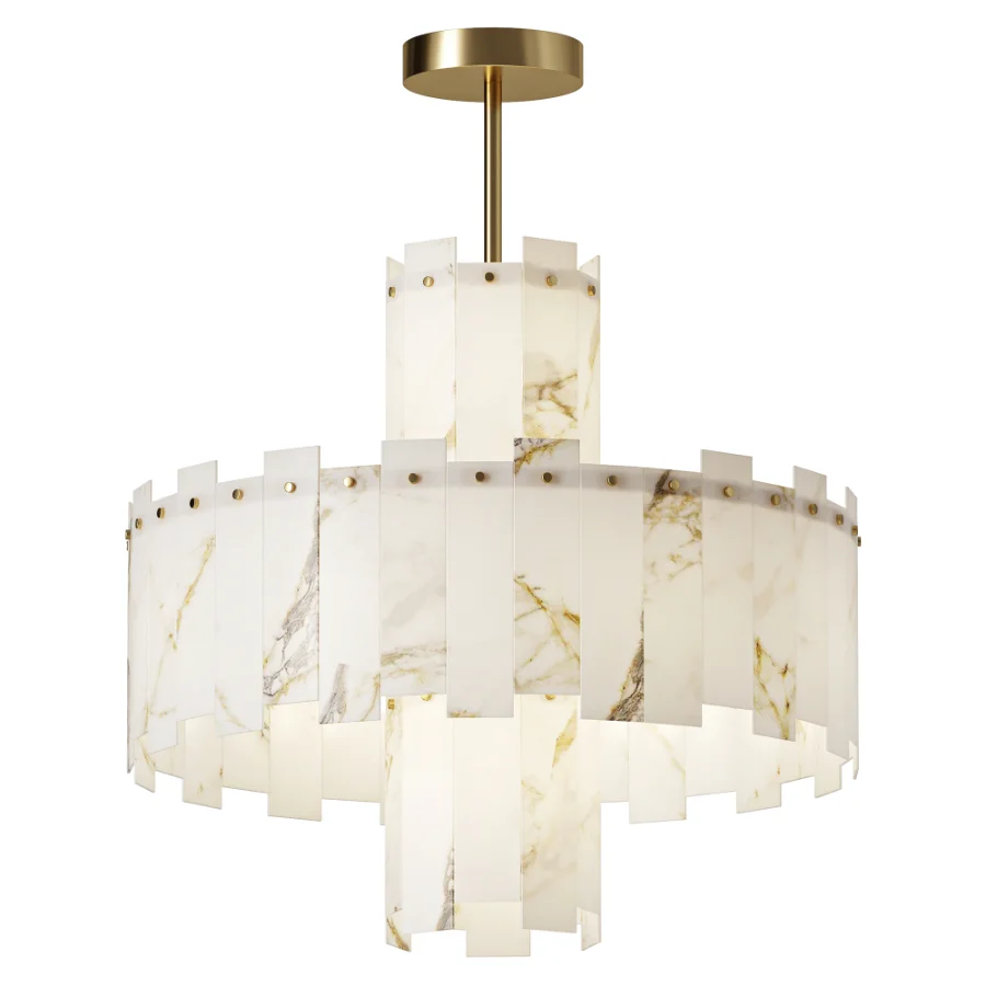 Regina Alabaster Chandelier - Image 1
